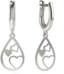 Atcom Jewelry ATCOM Szív Medál Ezüst Fülbevaló