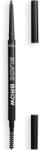 Makeup Revolution Revolution Relove Blade Brow szemöldök ceruza kefével, Barna, 0.1g