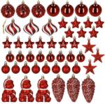 SPRINGOS Ca0967 48 darabos karácsonyi gömbkészlet (CA0967)