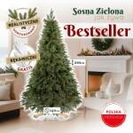 SPRINGOS prémium zöld műfenyő 210cm (CT0253)