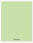 Fortuna Caiet căptușit FORTUNA Monocolor A/4 32 foi verde pastel 01.02105 (01.02105)