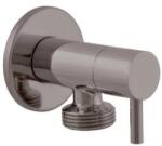 RAV SLEZÁK Sarokszelep RAV SLEZÁK 1/2x3/4" mosógép metal grey fényes RV0234MGL (RV0234MGL)