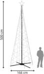 SPRINGOS karácsonyi fényfüzér fenyőfa 840LED, 5m, meleg fehér (CL4155)