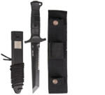 Mil-Tec German Combat Knife Black 2000 steel 440 (15362100)