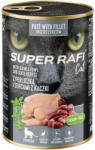 RAFI 24x400g Super Rafi Sterilised Cat Gyöngytyúk & kacsaszív nedves macskatáp