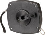 Giantop Mérőszalag, Giantop CR-001, fekete, 30 m/10 mm, acél szalag, fém rögzítőhurok, műanyag tok, tekercselő fogantyú (TC216422)