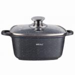 Kinghoff Oală adâncă pentru cuptor și plită Kinghoff KH 1602, acoperire marmură, compatibilă cu inducție - 5.5L