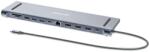 Manhattan Docking Station Manhattan 12-in-1 190305, Gray (190305)