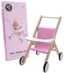 Thimble Fából Készült Babakocsi, Rózsaszín