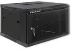 Qoltec 19"-os RACK szekrény, 6U, 600 x 600 x 370. Perforált ajtó. 54489 (54489)