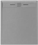 Welland kőhatású zuhanytálca szifonnal 90 x 100 cm - szürke (GT-10090LS) - miniwebshop