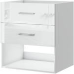 Intenso Fiókos fürdőszobaszekrény Intenso Verso-Max - 60 cm (magasfényű fehér) - miniwebshop