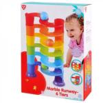 Playgo Playgo: 6 Szintes Szivárvány Golyópálya