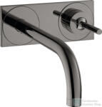 Hansgrohe AXOR UNO falsík alatti mosdócsaptelep 16, 5 cm-es kifolyóval, nem zárható leeresztővel, polírozott fekete króm 38112330 (38112330)