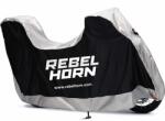 Rebelhorn Husă pentru motocicletă Rebelhorn Shelter cu spațiu pentru portbagaj, negru-argintiu (PBRH-CV-SHELTER-TOP-CASE_13) - motozem - 189,60 RON
