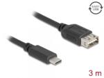Delock Cablu USB 2.0 Type C la EASY USB-A T-M 3m, Delock 81538 (81538)