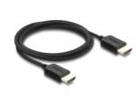 Delock Cablu Coaxial High Speed HDMI 8K60Hz/4K240Hz 48Gbps 2m Negru, Delock 81682 (81682)