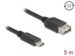 Delock Cablu USB 2.0 Type C la EASY USB-A T-M 5m, Delock 81539 (81539)