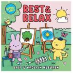 Lantaarn Publishers Sunny Vibes Kifestőkönyv - Nyugalom és Pihenés