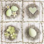 POL-MAK Húsvét Pastel Collage szalvéta 20 db-os 33x33 cm