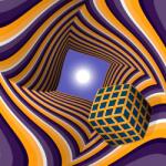 agmART Fotótapéta Absztrakt Alagút Lila 3D 260x180 (Fototapety agmART)