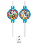 Procos Disney Mickey Rock the House papír szívószál, 4 db-os szett Fsc (93941,)