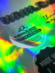 agmART Holo Holografikus öntapadós matrica Logo grafikával 50 db 2cm