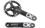 Spyral Meroca CX N-W négyszögtengelyes MTB hajtómű, 32T, 1x9-12s lánckerékkel, 170 mm, alumínium, fekete