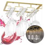  Arany Színű Pohártartó, Akasztó Boros És Pezsgős Poharakhoz (0026599)