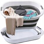  Szennyestartó Kosár Összecsukható Tál Összecsukható Szilikon Szennyestartó Kád Nagy (MBG1826)