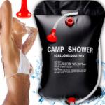 NETBUY Napelemes Kemping Zuhany 20L Hordozható Fekete ([NB-83764] PRYSZNIC KEMPINGOWY POLOWY)