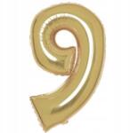 Amscan Arany White Gold 9-es szám fólia lufi 91 cm