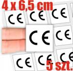 agmART Öntapadós matrica Minősített jelölés szürke Ce 4x6, 5 cm 5 db (naklejka)