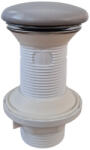 CeraStyle Klikk - klakk leeresztő - MATT SZÜRKE - porcelán - túlfolyó NÉLKÜLI mosdókagylóhoz - 5/4" - Ø 73 mm (BD05803080214731) - globalvivamarket