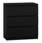 GreenSite M3 fiókos szekrény, fekete