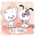 agmART Fotótapéta gyerekeknek Állatkák Kutyusok Plüssállatok (Fototapety agmART)