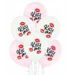 Belbal Kiss Me, Csók léggömb, lufi 6 db-os 12 inch (30 cm)