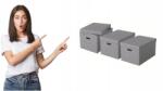 Esselte Dobozok Esselte Box L [3] szürke (628287)