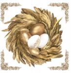 MAK Húsvét Golden Eggs in Nest szalvéta 20 db-os 33x33 cm