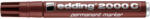 edding 2000C Permanent Marker Barna D10 (7580107011)