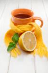 agmART Fotótapéta Konyhai Tea Citrom Kendő 260x180 (Fototapety agmART)