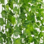 GALAXIA 12x Mesterséges Borostyán Led Fali Erkély Girland Mesterséges Levelek 25 M (Sztuczne liście żywopłot girlanda)