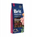 Brit Kutyaeledel Kölyökkutyáknak Nagytestű Fajták Számára L Csirke Brit Premium By Nature 15 Kg Kutya