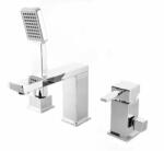 Gamma Cuadro kádtöltő csaptelep szett króm, beépíthető (5907558292572)