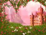 agmART Gyerek fotótapéta kislánynak Palota 200x130 (Fototapety agmART)
