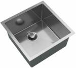 Gamma Stalowy S4444 egymedencés rozsdamentes acél mosogató, króm, beépíthető (S4444-CH)