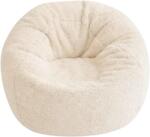 LazyBag XL Teddy plüss babzsákfotel - krém