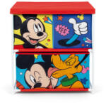 Disney Mickey Let's Move játéktároló állvány 3 rekeszes 53x30x60 cm (8430957152378)