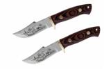 Depox Set doua cutite de vanatoare, otel inoxidabil 420, DEPOX®, maner din lemn, husa cordura, 20 cm (0172)