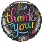 Qualatex Thank You Chalkboard fólia lufi 46 cm